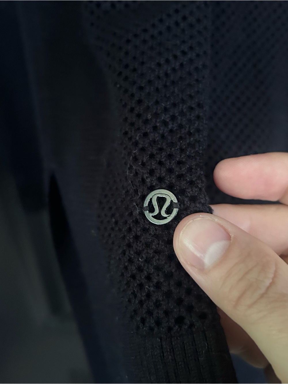 Lululemon Well Being Sweater, Size 8, Medium, Black, Mesh Back, Cashmere, Bamboo - Picture 4 of 8